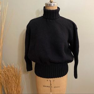 Betsey Johnson Black Turtleneck Sweater
